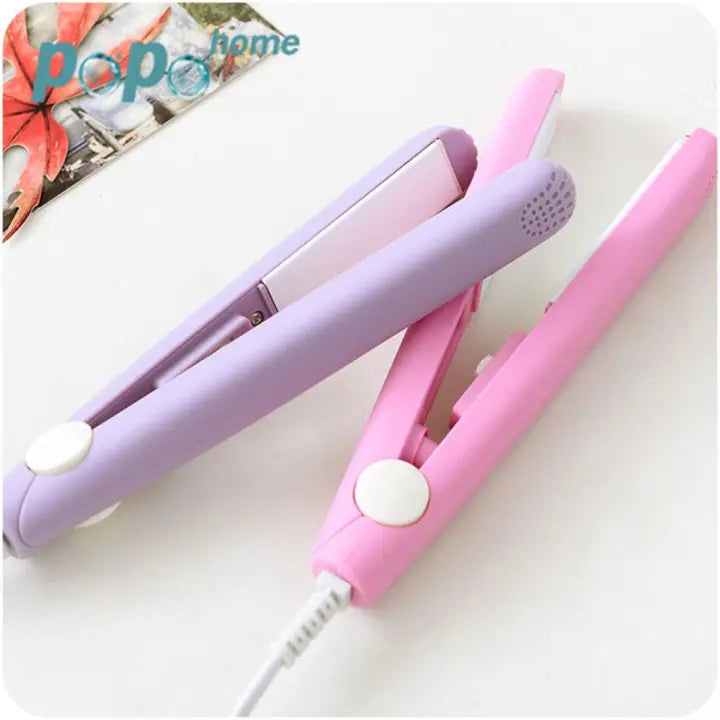 Macaron Pastel Mini Hair Straightener & Curler