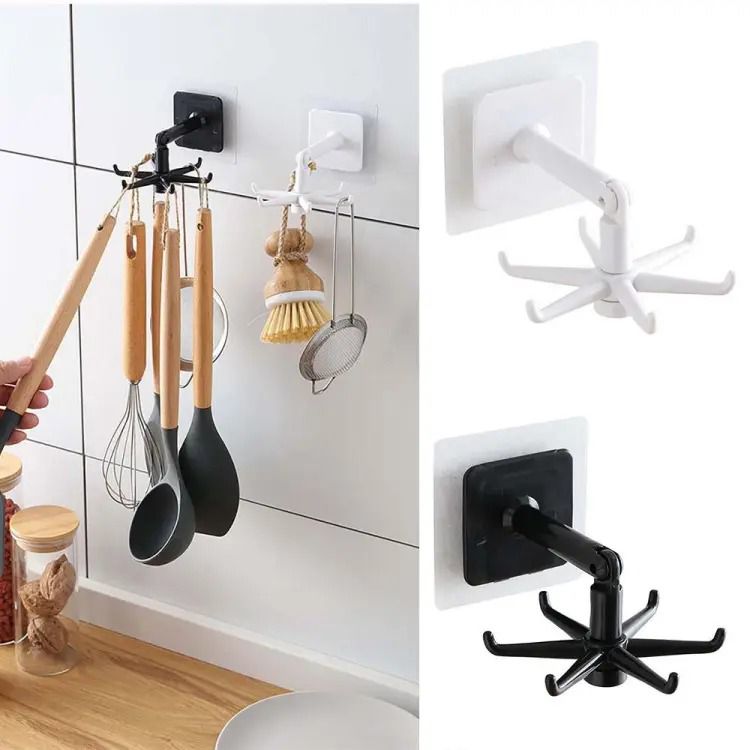 Product Name: SpaceSaver 360° Rotatable Multi-Function Wall Hook