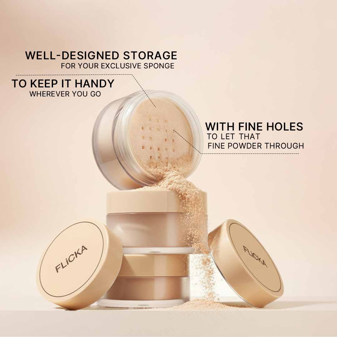 Multi-Purpose Powder Storage & Fine Sifter Container Set