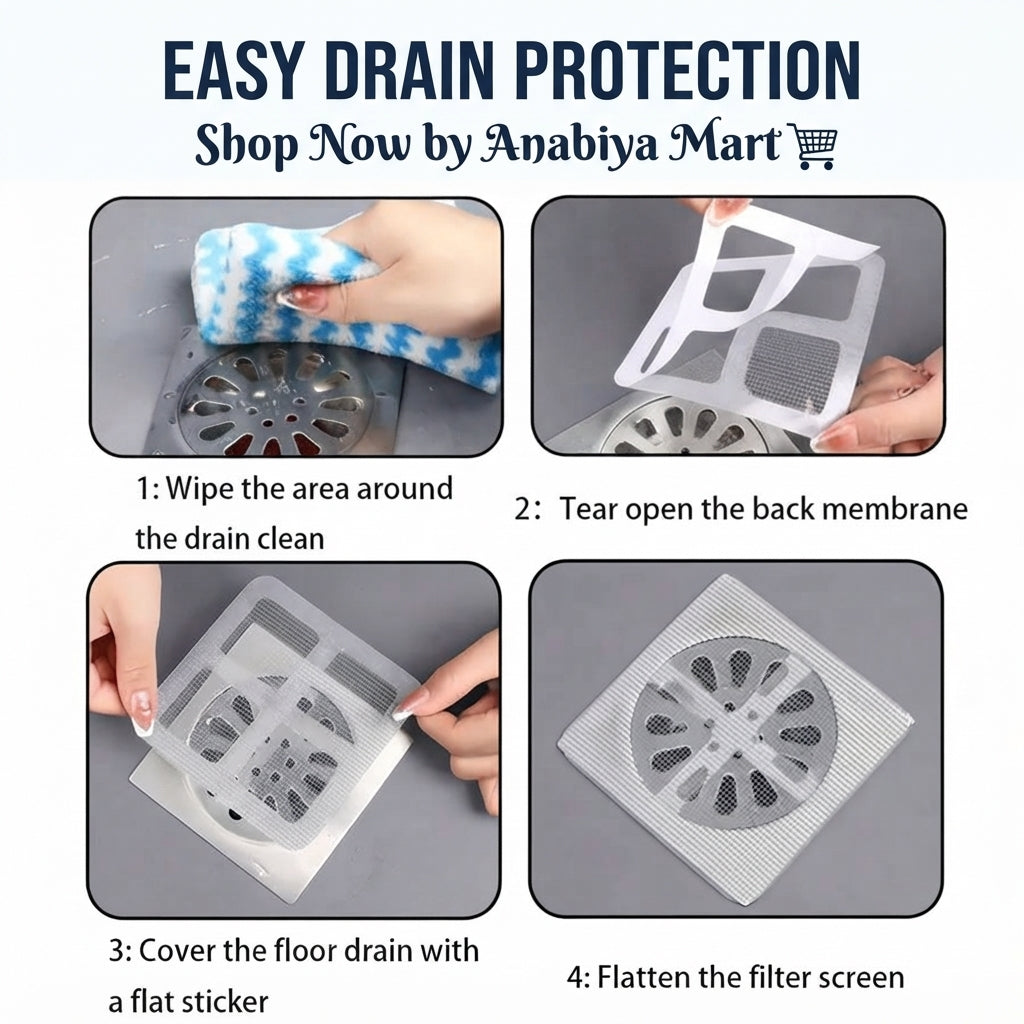 Disposal Anti-Clogging Floor Drain Sticker