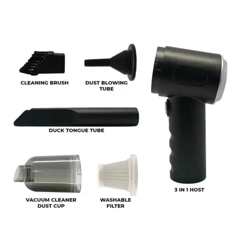 🧹 TurboClean Mini Handheld Vacuum Cleaner