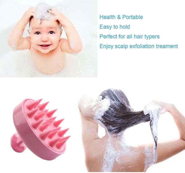 ScalpRevive™ Silicone Scalp Massager & Exfoliating Scrub Brush