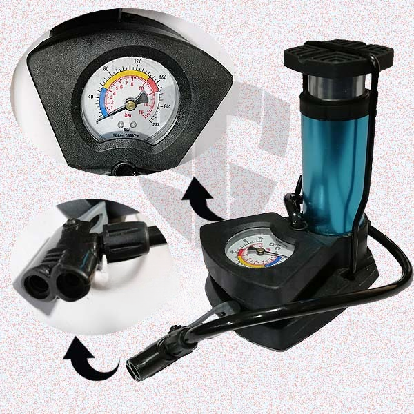AirFlex Pro™ High-Pressure Compact Foot Pump