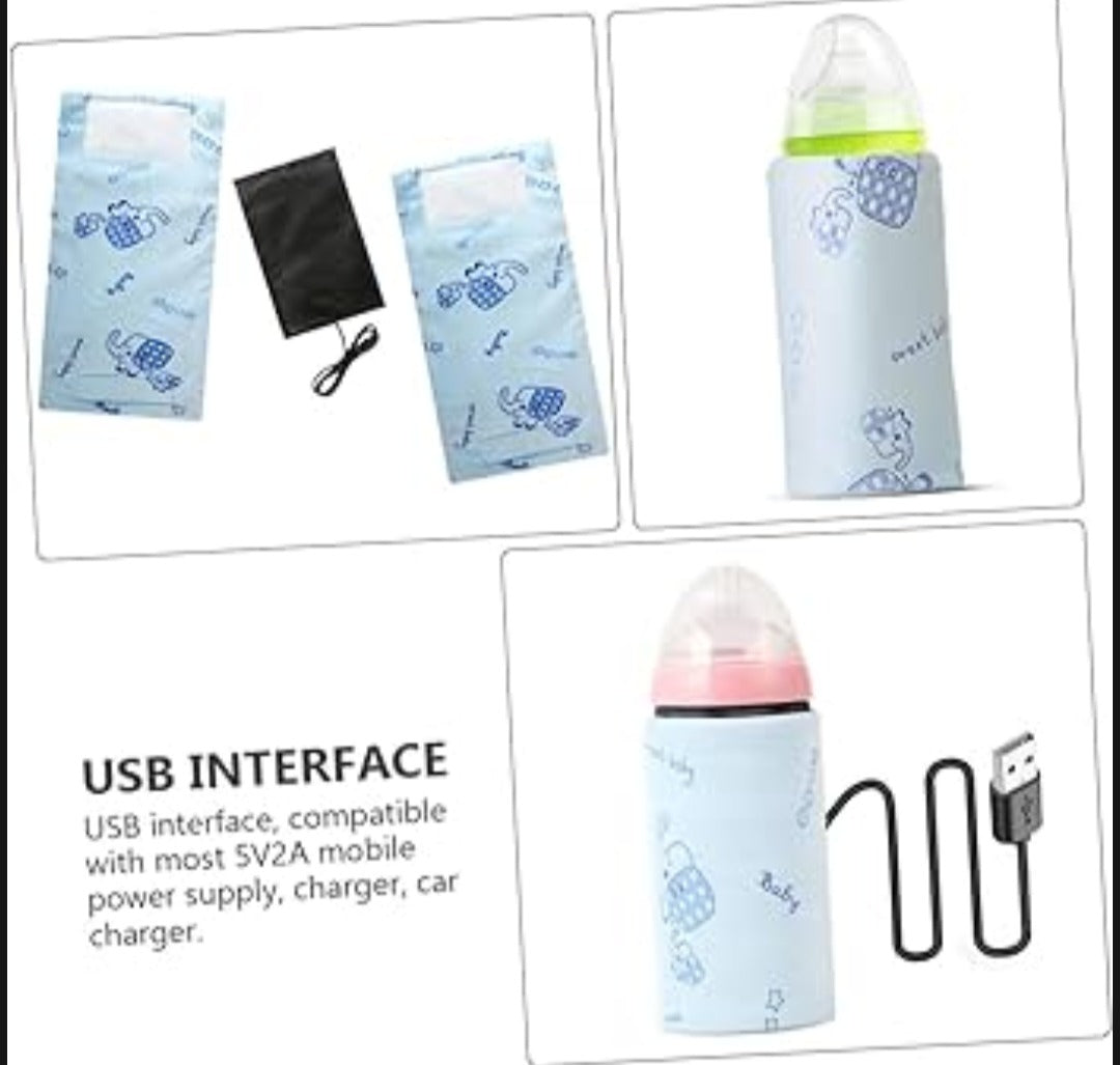 ThermoWarm™ Portable USB Baby Bottle Warmer Sleeve