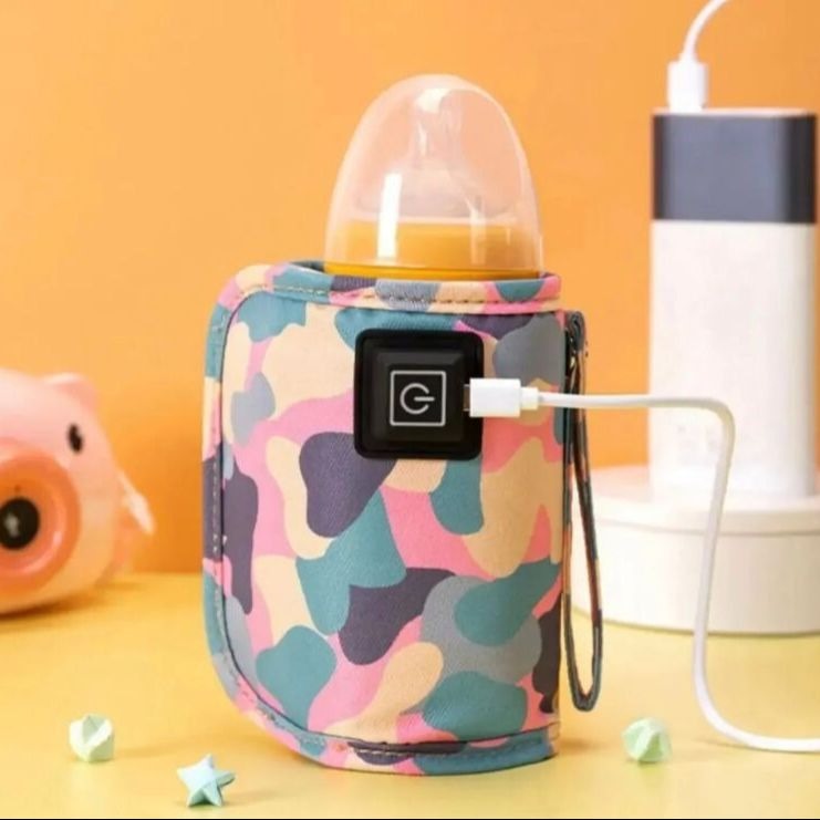 ThermoWarm™ Portable USB Baby Bottle Warmer Sleeve
