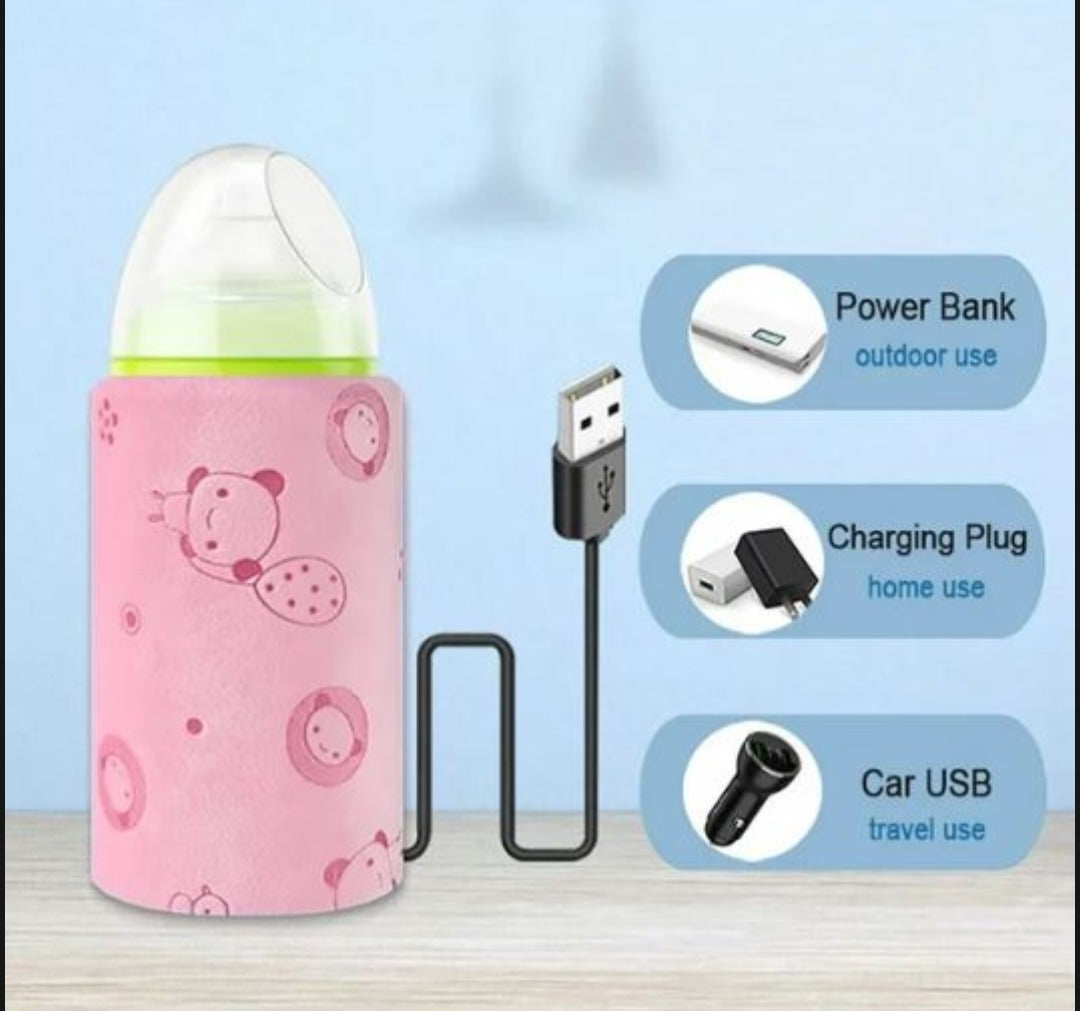 ThermoWarm™ Portable USB Baby Bottle Warmer Sleeve