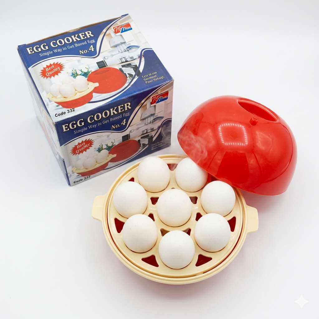 EggChef Express™ Microwave Egg Boiler & Steamer