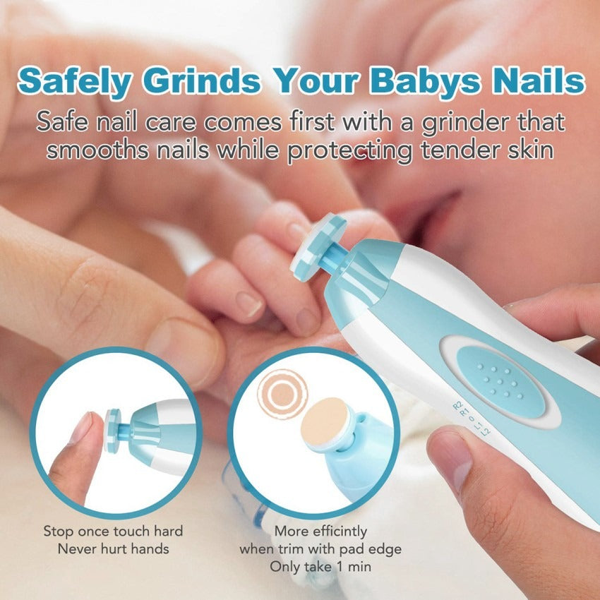 TinyToes Care™ Electric Baby Nail Trimmer & File Set