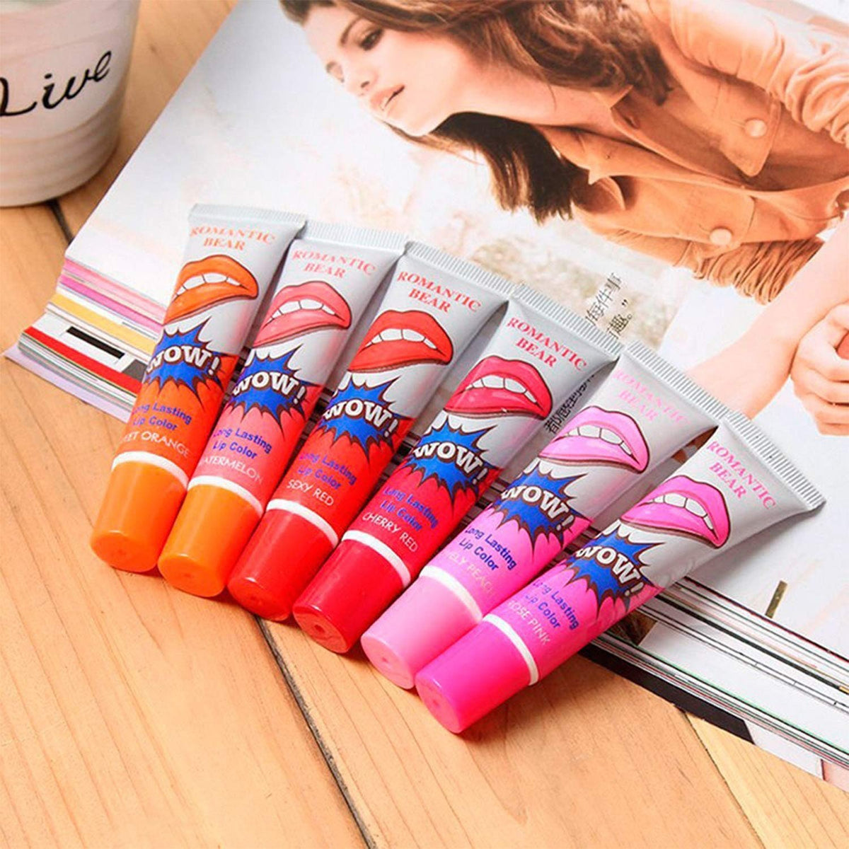 Romantic Bear WOW Long Lasting Peel-Off Lip Color / Lip Tint