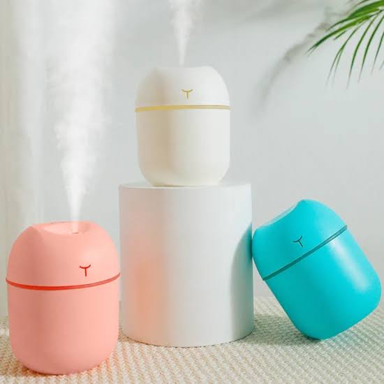 Mini Portable USB Cool Mist Humidifier – Cute Air Moisturizer & Aroma Diffuser