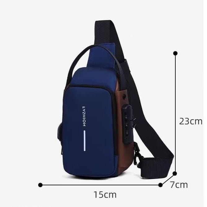 FlexiSling™ Premium Crossbody Chest Bag – Stylish Travel & Everyday Shoulder Backpack