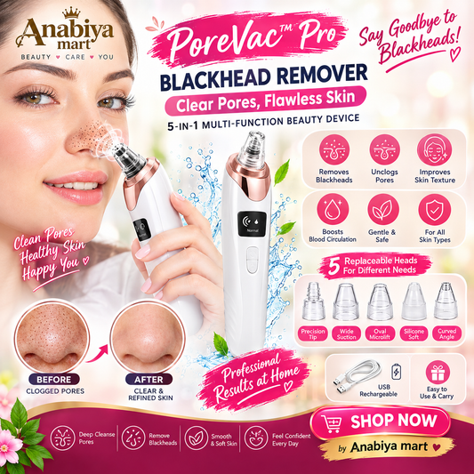 PoreClear Pro™ Electric Blackhead Remover & Pore Vacuum