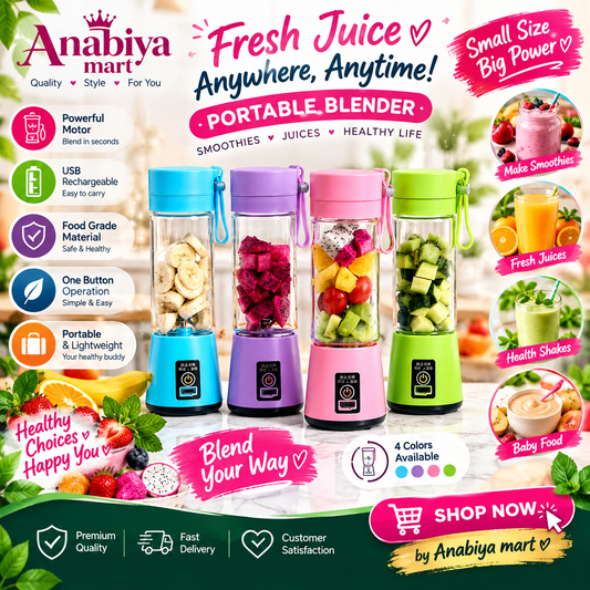 BlendGo Pro™ Portable Rechargeable Mini Blender