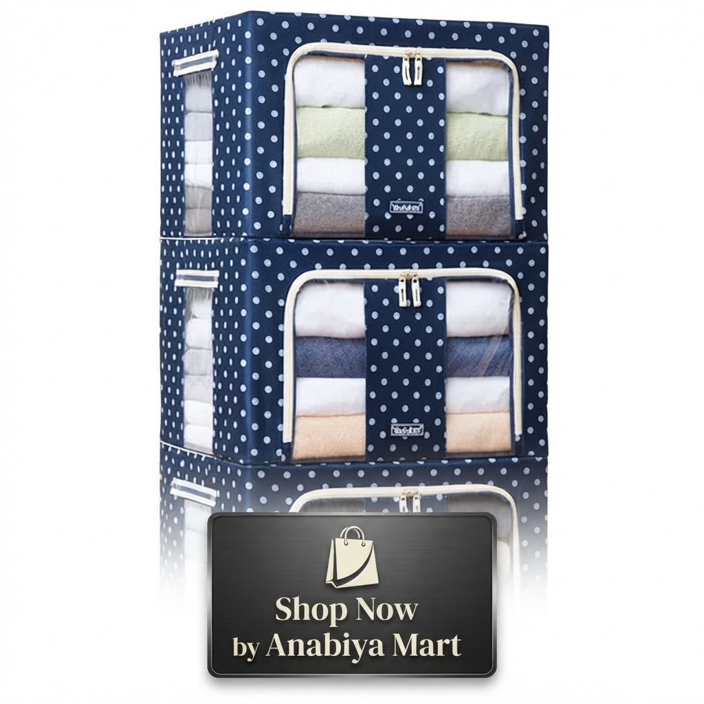 Product Name: Foldable Fabric Wardrobe Organizer & Storage Box
