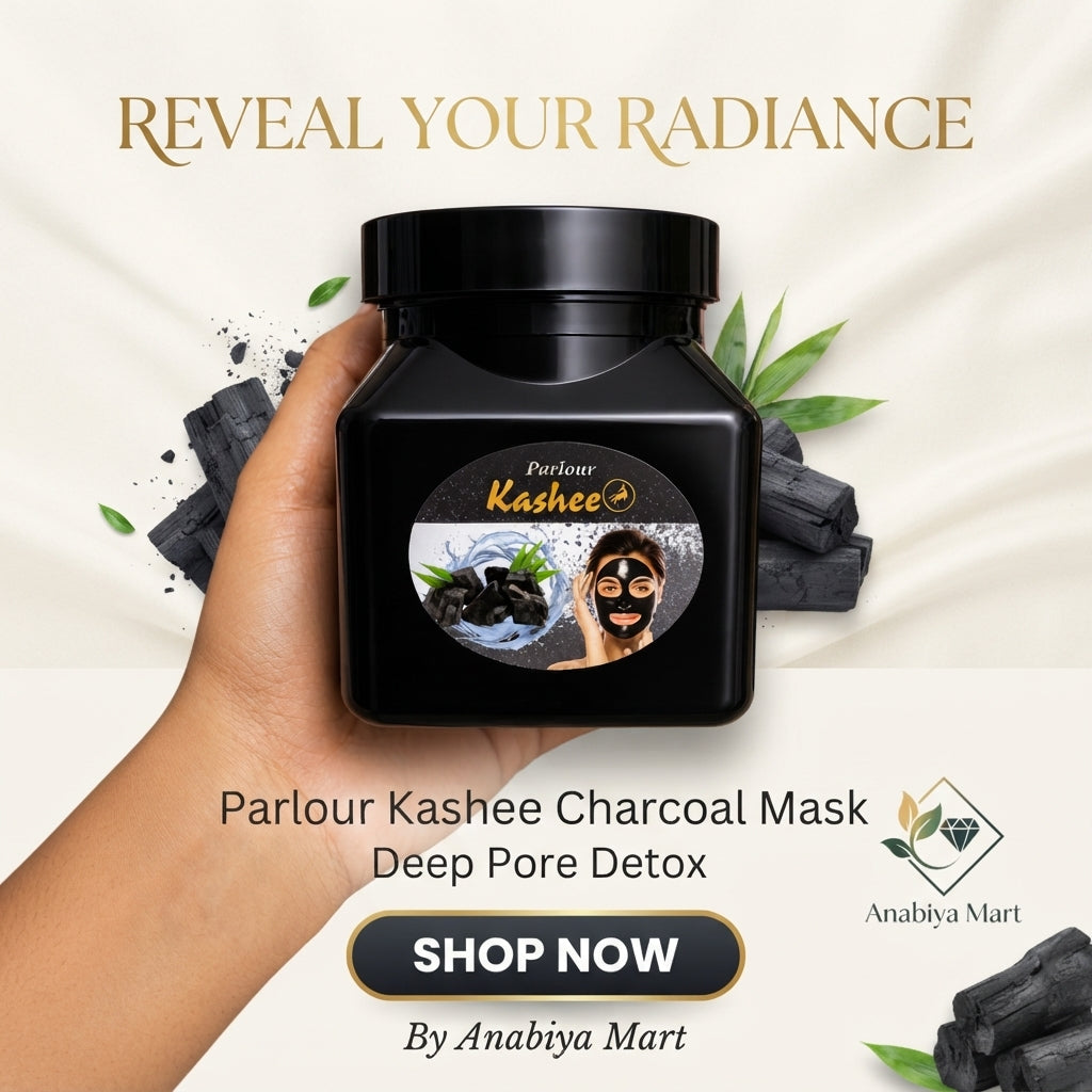 Kashee Parlour Charcoal Detox Peel-Off Mask (Large Jar)