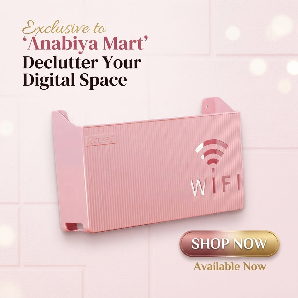 WiFiBoost™ Signal Booster & Router Wall Organizer