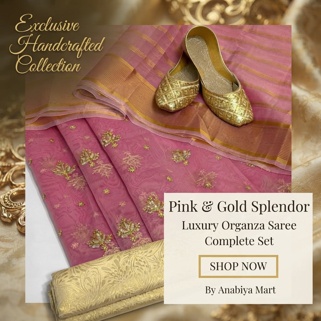 Royal Pink Gold-Embroidered Festive Suit Set
