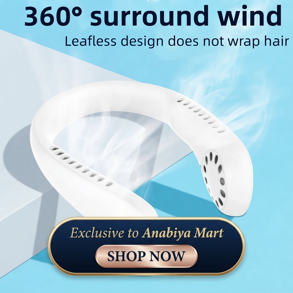 ArcticBreeze™ Portable Neck Air Conditioner – Hands-Free Cooling Fan